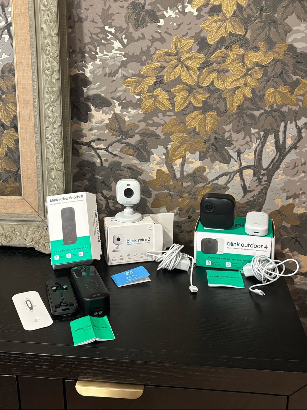 blink outdoor 4/blink mini 2/blink video doorbell bundle
